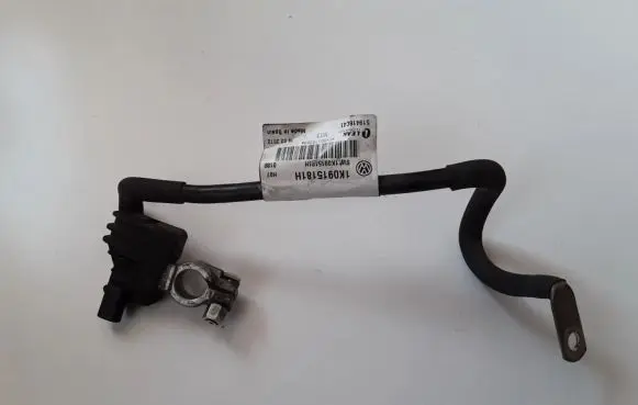 Volkswagen PASSAT B7 Negative earth cable (battery) 1K0915181H