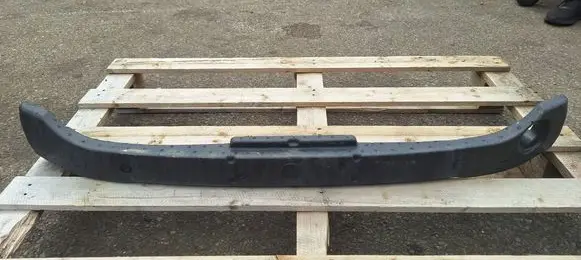 Front bumper foam support bar
