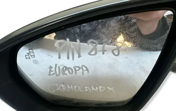 Opel Grandland X Front door electric wing mirror 