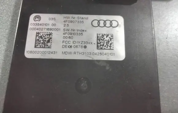 Audi A6 S6 C6 4F Keyless (KESSY) go control unit/module 4F0907335 4F0910335 033540101