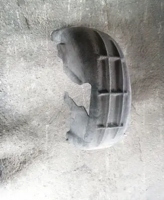 Volkswagen Golf VI Rear arch fender liner splash guards