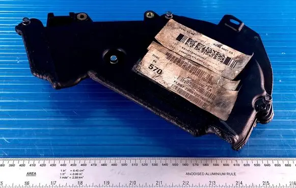 Peugeot 208 Timing belt guard (cover) 9684193080