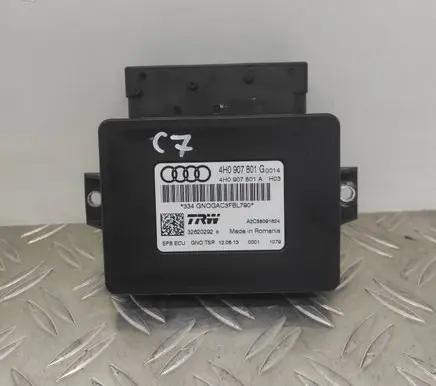 Audi A6 S6 C7 4G Hand brake control module 4H0907801G 4H0907801A