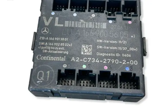 Mercedes-Benz B W246 W242 Door control unit/module A1669005605 A1669028502 A1669013801