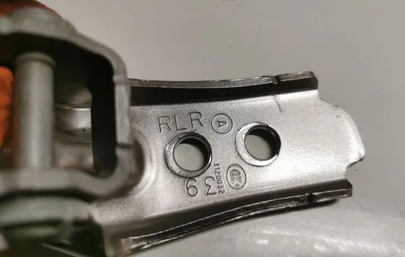 Subaru Outback (BS) Rear door upper hinge RLR 1120032