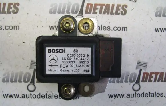 Mercedes-Benz A W168 ESP acceleration yaw rate sensor A0015404417