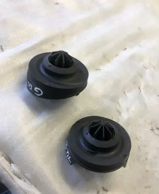 Audi A4 S4 B9 8W Rear coil spring rubber mount 4k0512149f