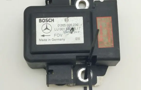 Mercedes-Benz E W210 ESP acceleration yaw rate sensor 0265005230 0015401517 0005422481