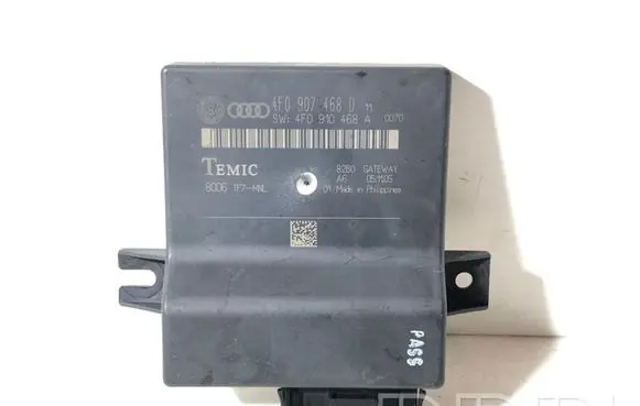 Audi A6 S6 C6 4F Gateway control module 4F0907468D 4F0910468A