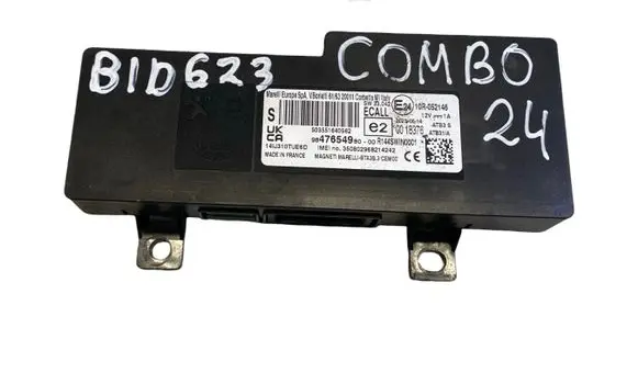 Opel Combo E Bluetooth control unit module 9847654980 503551640562 350802968214242