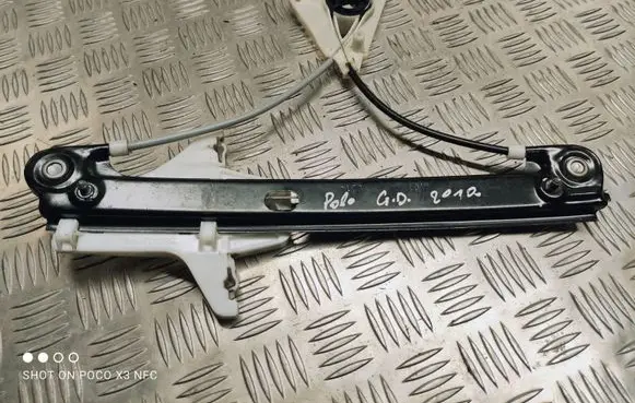 Volkswagen Polo V 6R Rear window lifting mechanism without motor 6R4839462E 156041391C