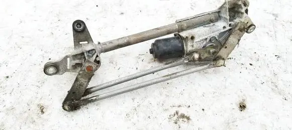 Front wiper linkage and motor