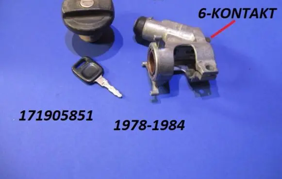 Volkswagen Transporter - Caravelle T3 Ignition lock 171905851