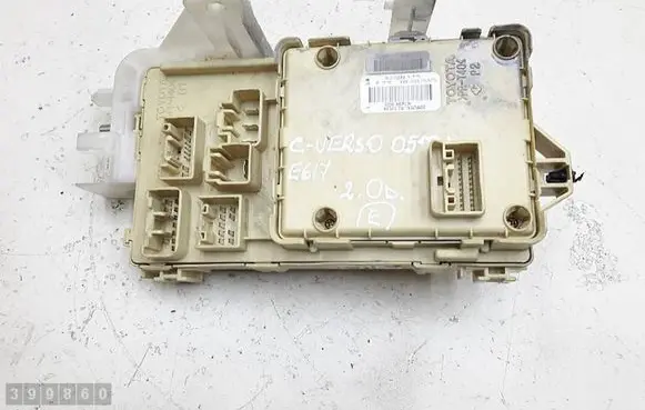 Toyota Corolla Verso E121 Fuse box set 892210F010 3180518577 05050923165702