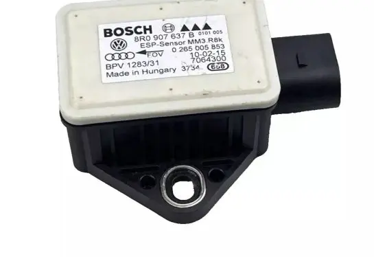 Audi A4 S4 B8 8K ESP acceleration yaw rate sensor 8R0907637B