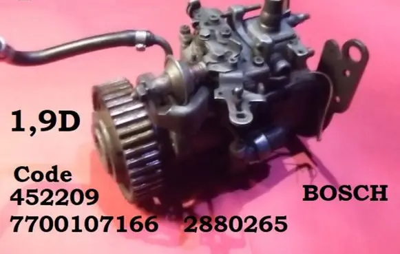 Renault Megane I Fuel injection high pressure pump 7700107166 2880265