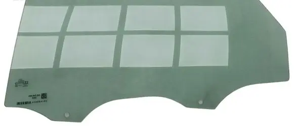 Rear door window glass