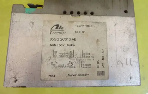 ABS control unit/module