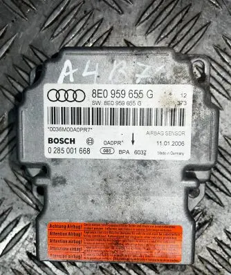 Audi A4 S4 B7 8E 8H Airbag control unit/module 8E0959655G 0285001668