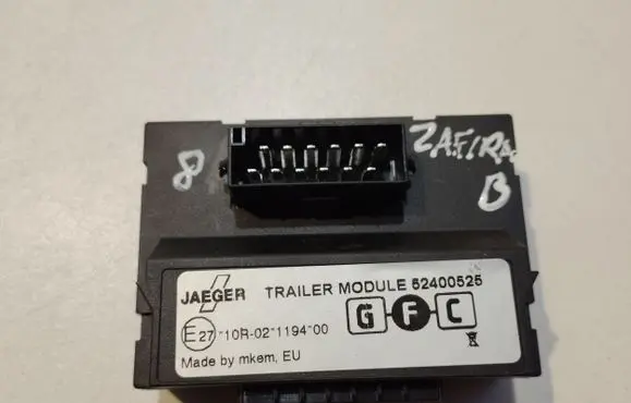 Opel Zafira B Tow bar trailer control unit/module 52400525