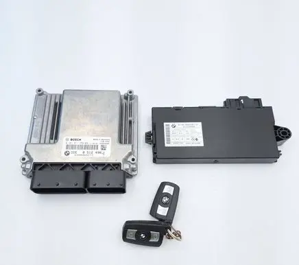 BMW X1 E84 Engine ECU kit and lock set 8512498 DDE71 CAS3