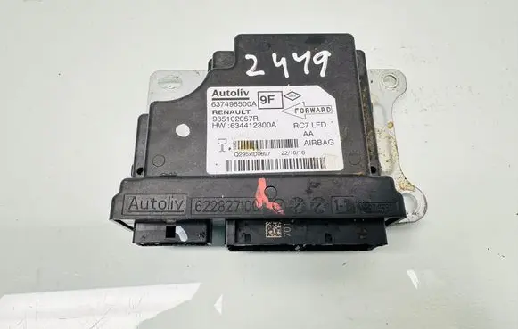 Renault Talisman Airbag control unit/module 637498500A 985102057R 622827100