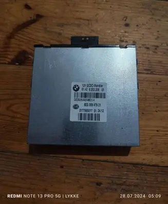 BMW 3 E92 E93 Voltage converter/converter module 9253208 0177985017 8ES00947921