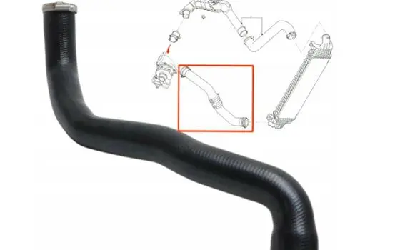Ford Mondeo MK IV Intercooler hose/pipe 6G916C646F