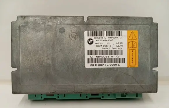 BMW 5 E60 E61 Airbag control unit/module 6943085 532221840 010090401