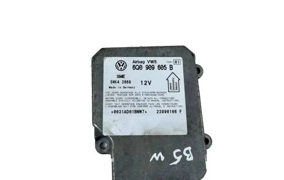 Volkswagen PASSAT B5.5 Airbag control unit/module 6Q0909605B 5WK42869 0031AD01BMW7
