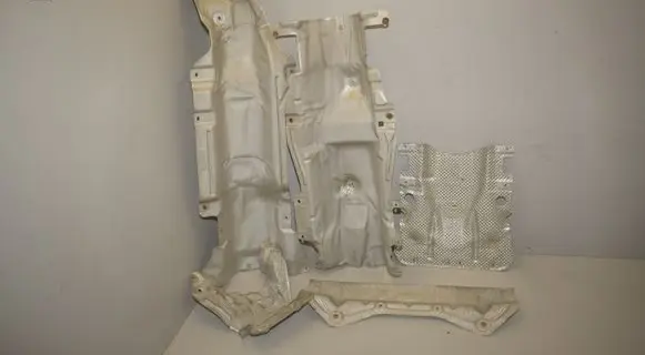 Heat shield in engine bay
