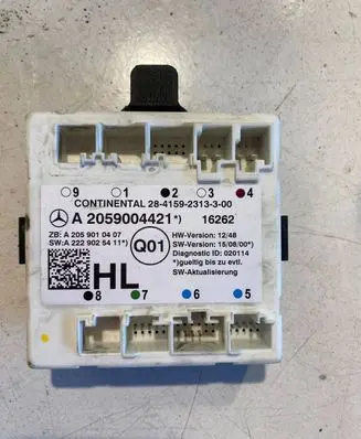 Mercedes-Benz C W205 Door control unit/module A2059010407 A2059004421