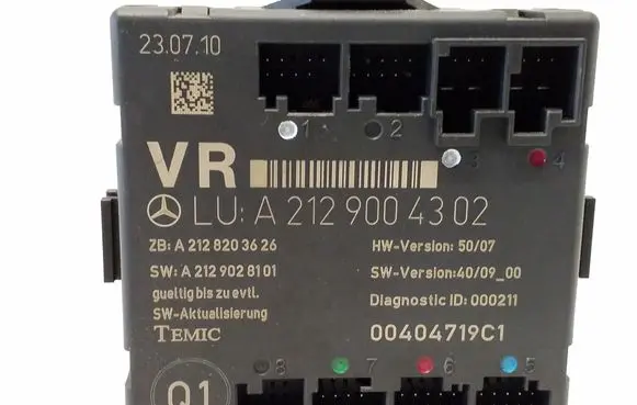 Mercedes-Benz C W204 Door control unit/module A2129004302