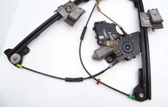 Volkswagen Golf III Front door window regulator with motor 1E0959801