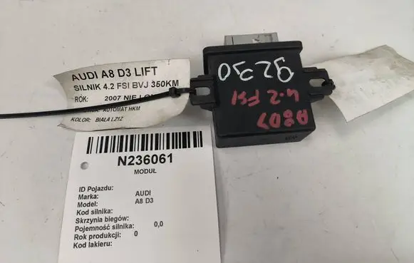 Audi A8 S8 D3 4E Light module LCM 8P0907357F 5LA00837901 00020098