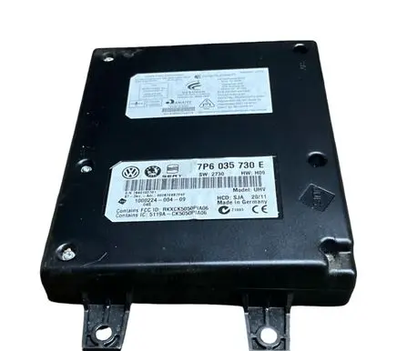 Volkswagen PASSAT B7 Bluetooth control unit module 7P6035730E 10022400409