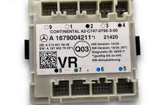 Mercedes-Benz GLS X167 Central body control module S3312 A1679004211