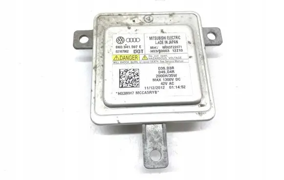 Audi A4 S4 B8 8K Headlight ballast module Xenon 8K0941597E