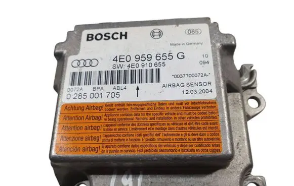 Audi A8 S8 D3 4E Airbag control unit/module 4E0959655G 4E0910655 0285001705