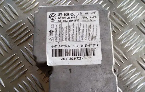 Audi A6 S6 C6 4F Airbag control unit/module 4F0959655B 4F0910655E 5WK43416