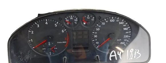Audi A4 S4 B6 8E 8H Speedometer (instrument cluster) 8D0919861H