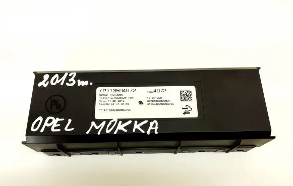 Opel Mokka Climate control unit 13594972