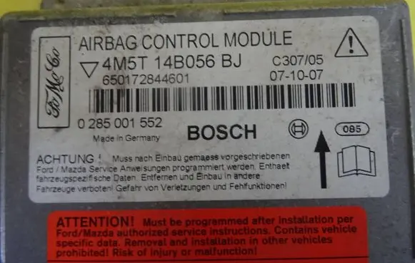 Ford Focus Airbag control unit/module 4M5T14B056BJ 650172844601