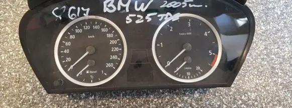 BMW 5 E60 E61 Speedometer (instrument cluster) 6958600