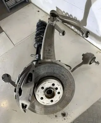 BMW iX Front wheel hub spindle knuckle