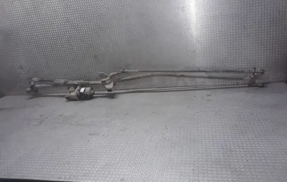 Front wiper linkage and motor