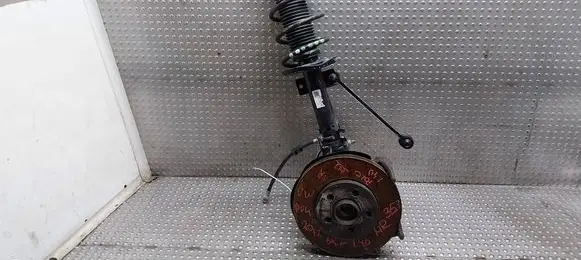 Volkswagen Polo V 6R Front wheel hub spindle knuckle 6C0413031AJ 6C0407256AC