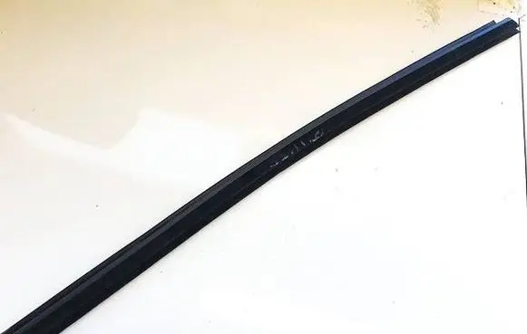 Front door glass trim molding