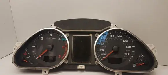Audi A6 S6 C6 4F Speedometer (instrument cluster) 4F0920980M 4F0910930A