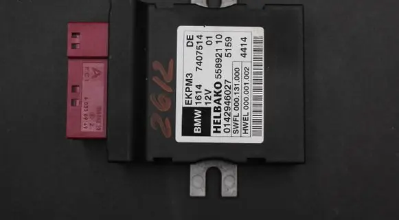 BMW 3 F30 F35 F31 Fuel injection pump control unit/module 7407514 55892110 0142946027